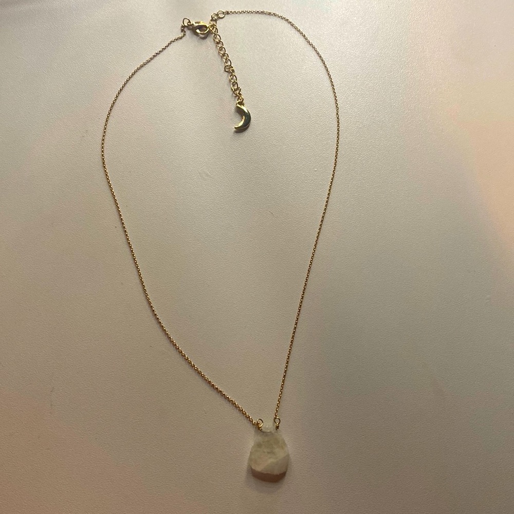 moon stone necklace